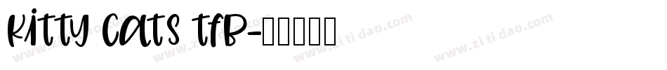 Kitty Cats TFB字体转换